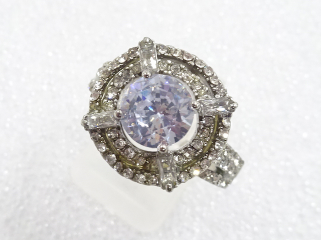 CRYSTAL FASHION RING / JP SIZE 22
